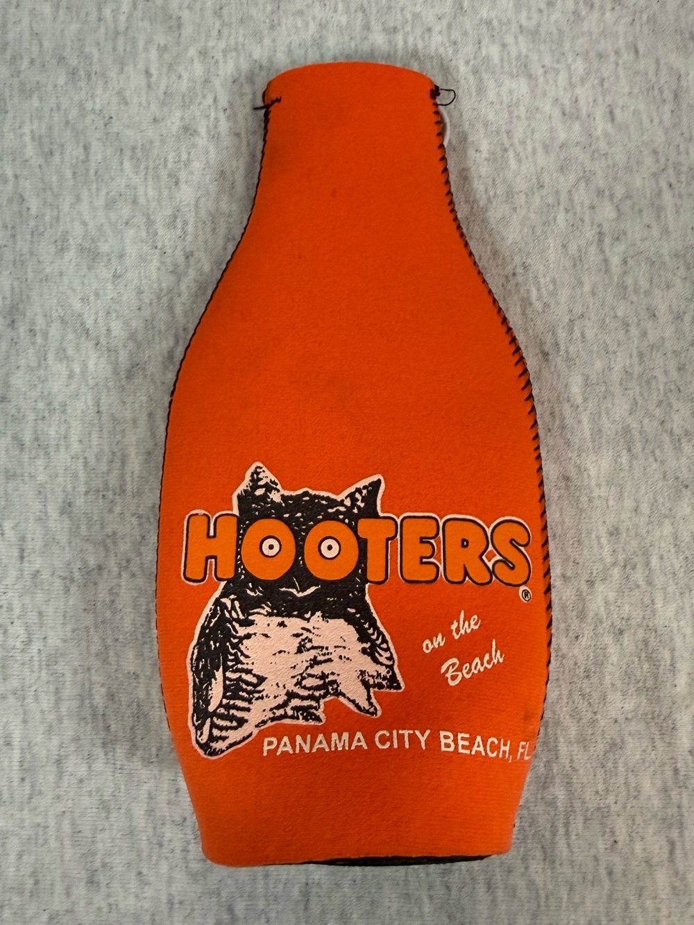 Vintage Hooters Bottle Koozie - Panama City Beach Edition